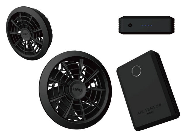 空調風神服│ハイパワーファン・バッテリーセット斜め型/RD9210H